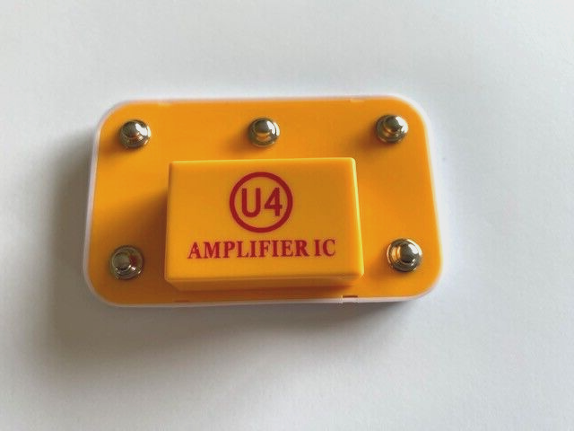 SNAP CIRCUITS Elenco Amplifier IC Unit (U4), Part # 6SCU4