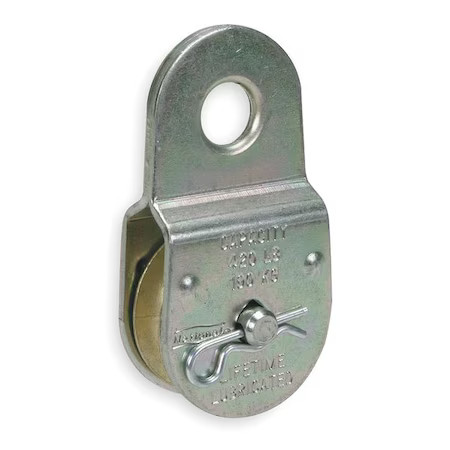 Fixed Eye Pully, Zinc, 1Rch4
