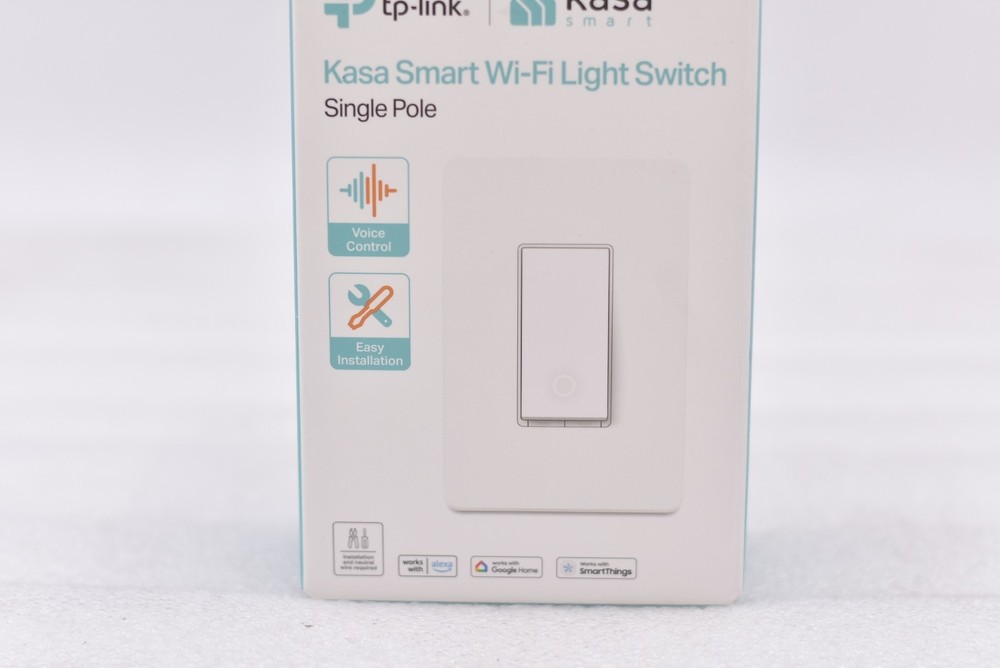 TP-Link Kasa Smart Wi-Fi Light Switch Single Pole White