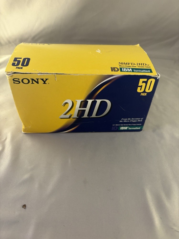 Sony IBM Formatted MFD 2HD 90mm Micro Floppy Disk / Double Sided 39 Open Box