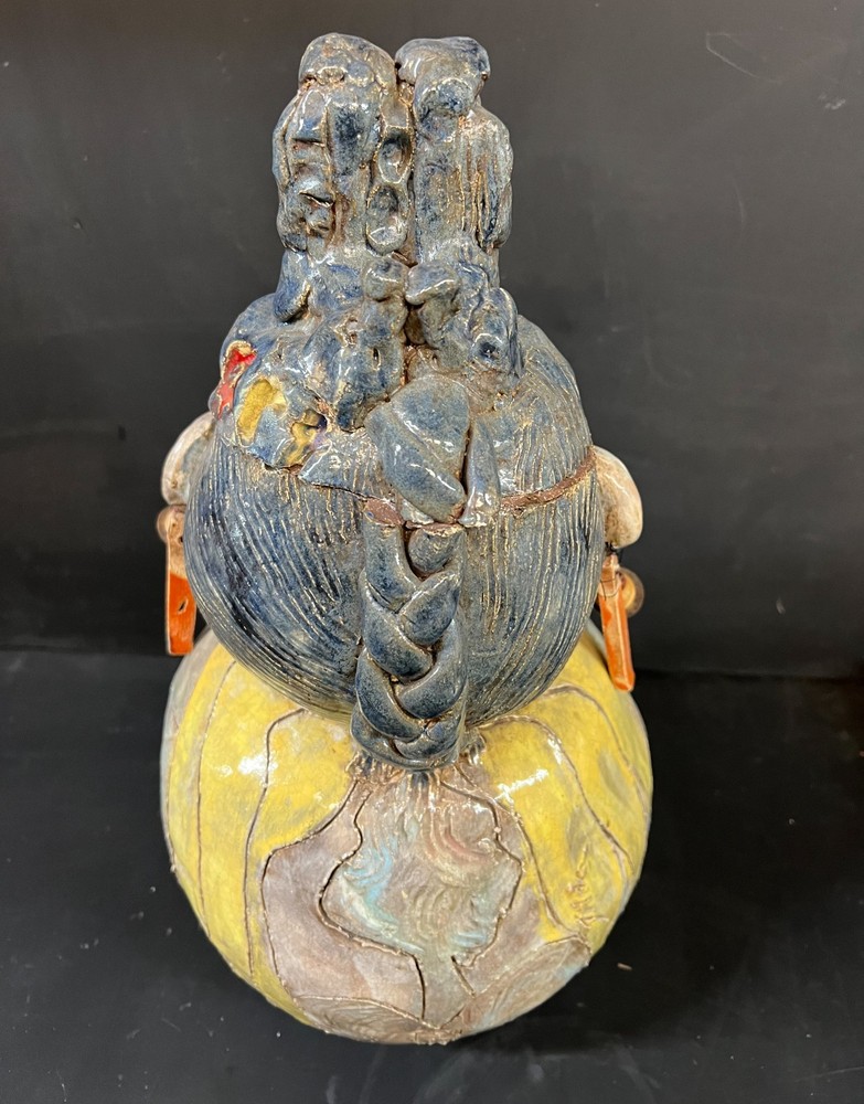 Jilda Schwartz Studio Pottery Figural Jar Define Art
