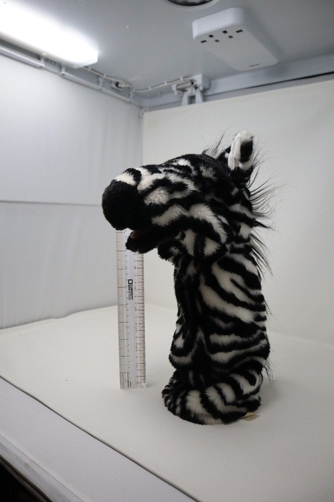 Folkmanis 14" Zebra Stage Puppet Hand Puppet