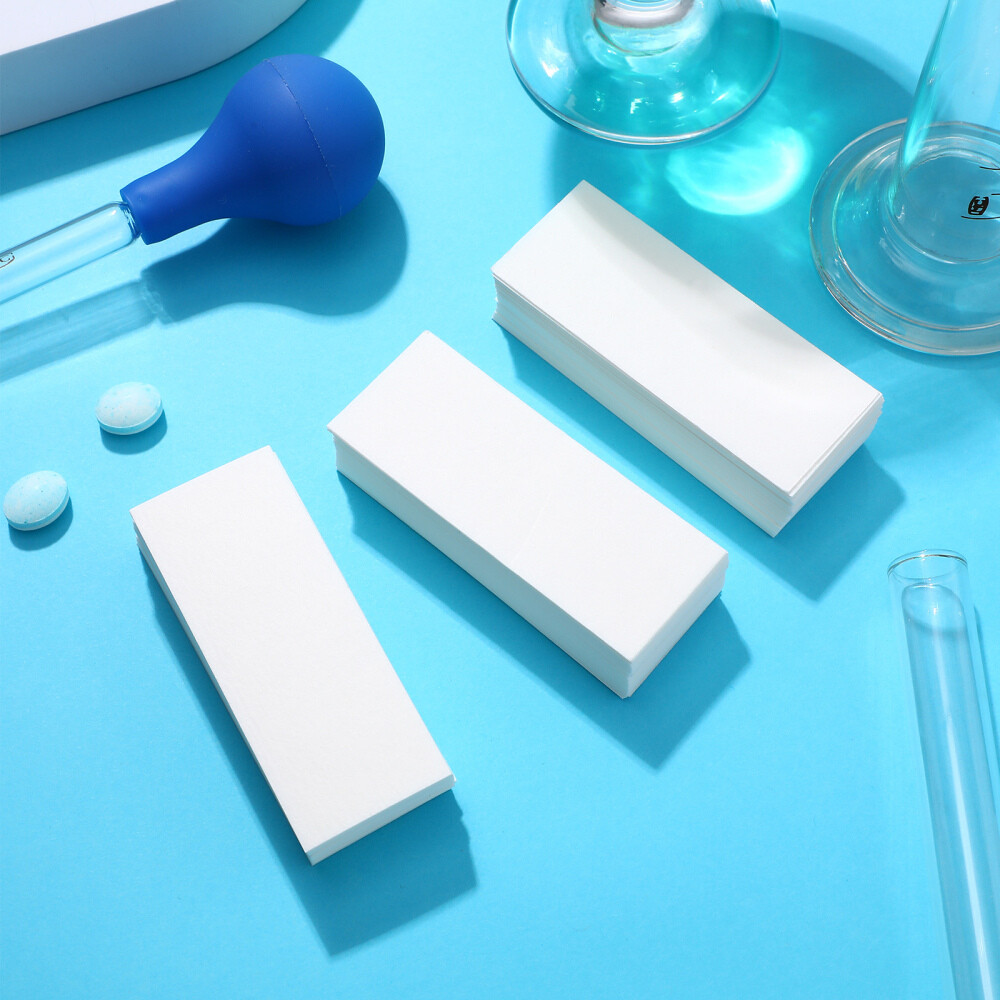 500 Pcs Chromatography Paper Strips Experiments Filter for Pigment Separation