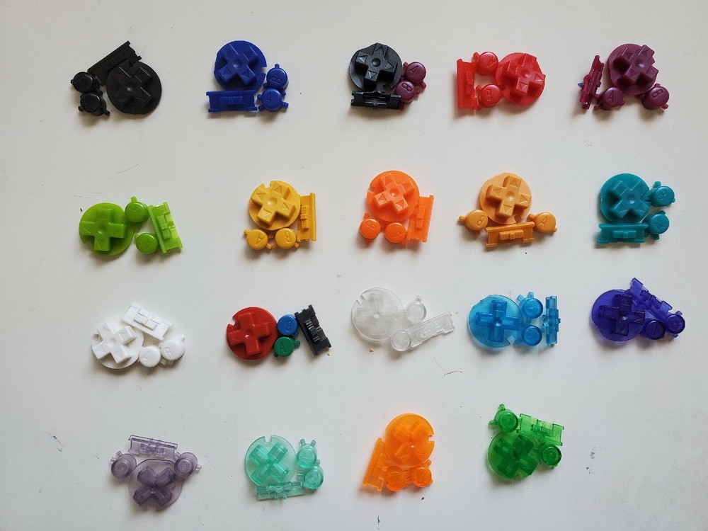 GBC Game Boy Color Replacement Button Shell Set Gameboy Color