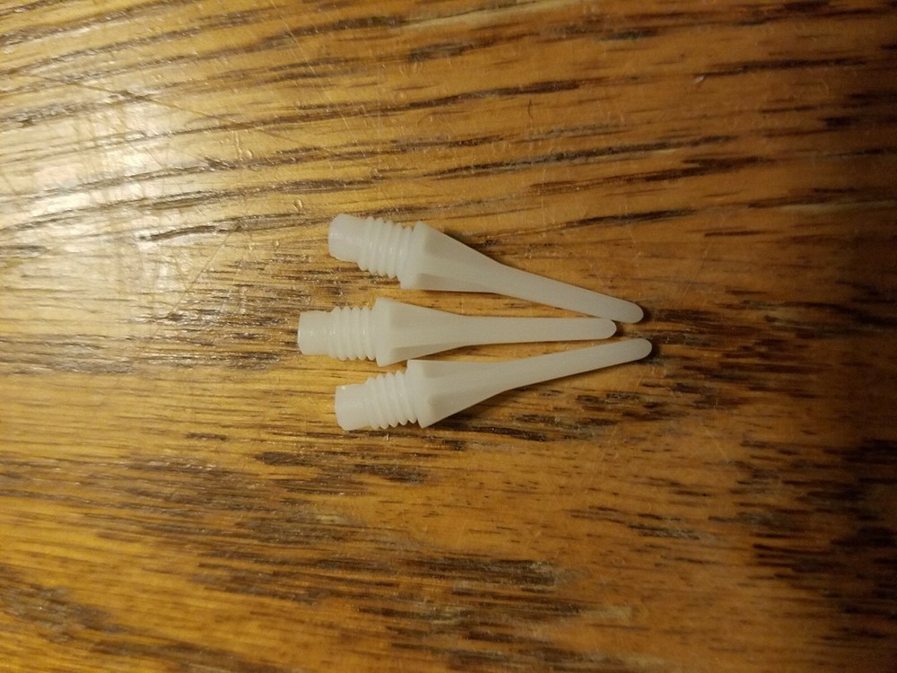 Harrow Dart Accessory White 2BA Thread Super Short Soft Tips