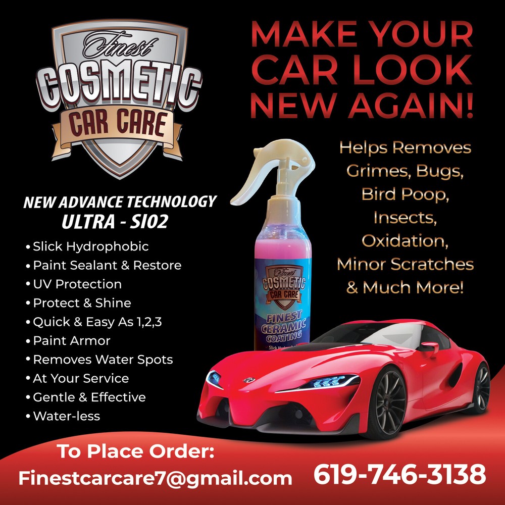 Finest Hydrophophic  Ceramic Detail  Armor Spray  Coating