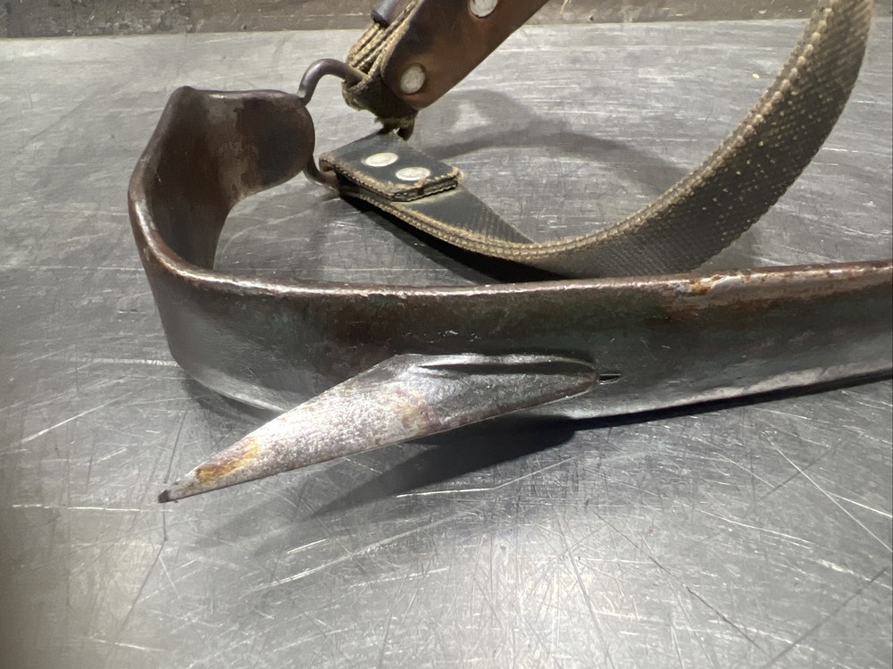 Vintage Bashlin Climbing Spike. Used Surplus. Missing Parts