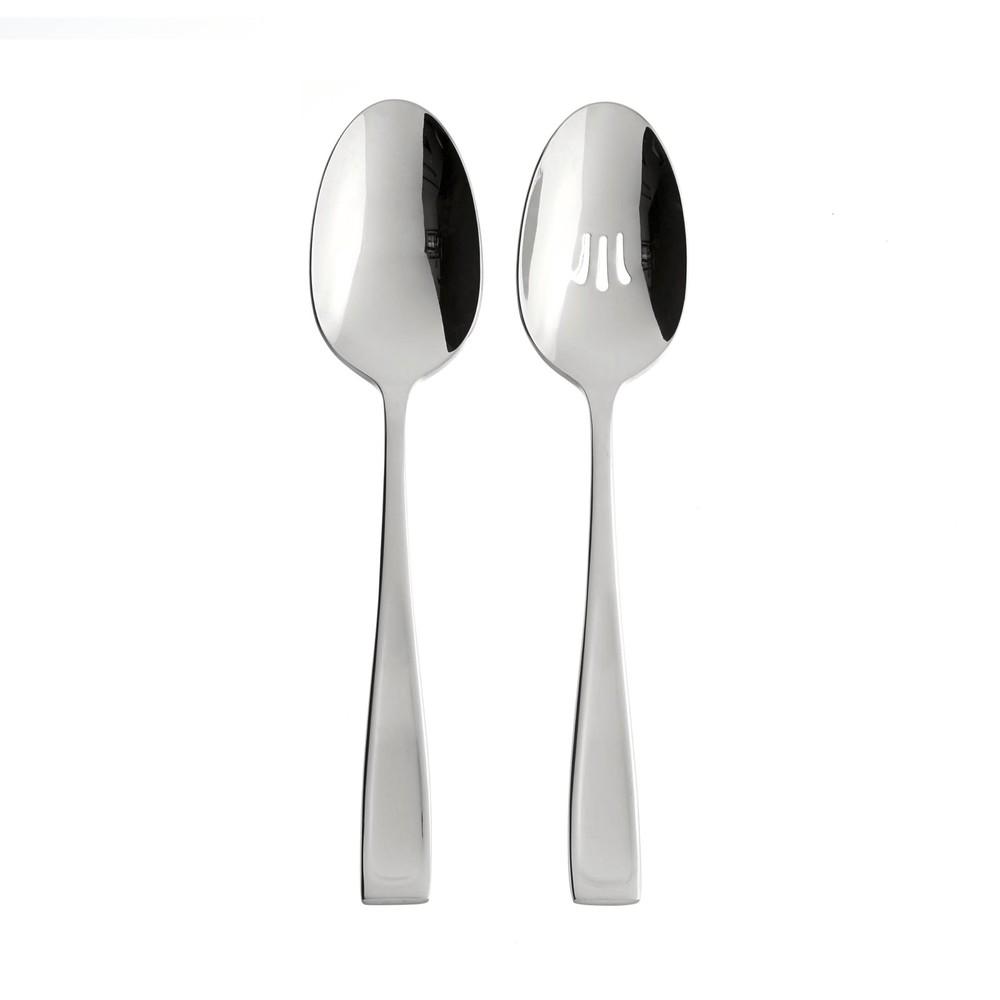 2-Piece Serving Spoon Set for Cooking and Serving - Durable Kitchen Utensils