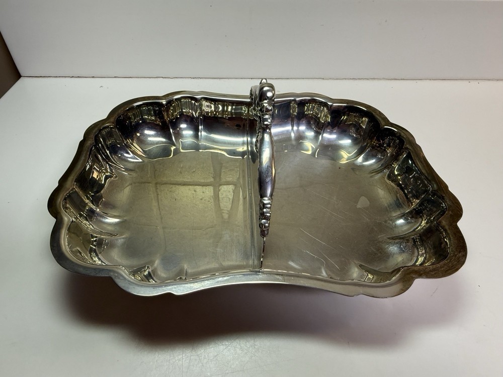 Lunt Silver Plate V-38 Rectangular Vegetable Server