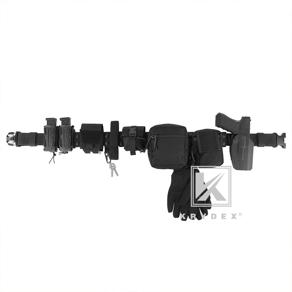 KRYDEX Tactical Police Security Guard Duty Belt Law Enforcement Outer&Inner Belt