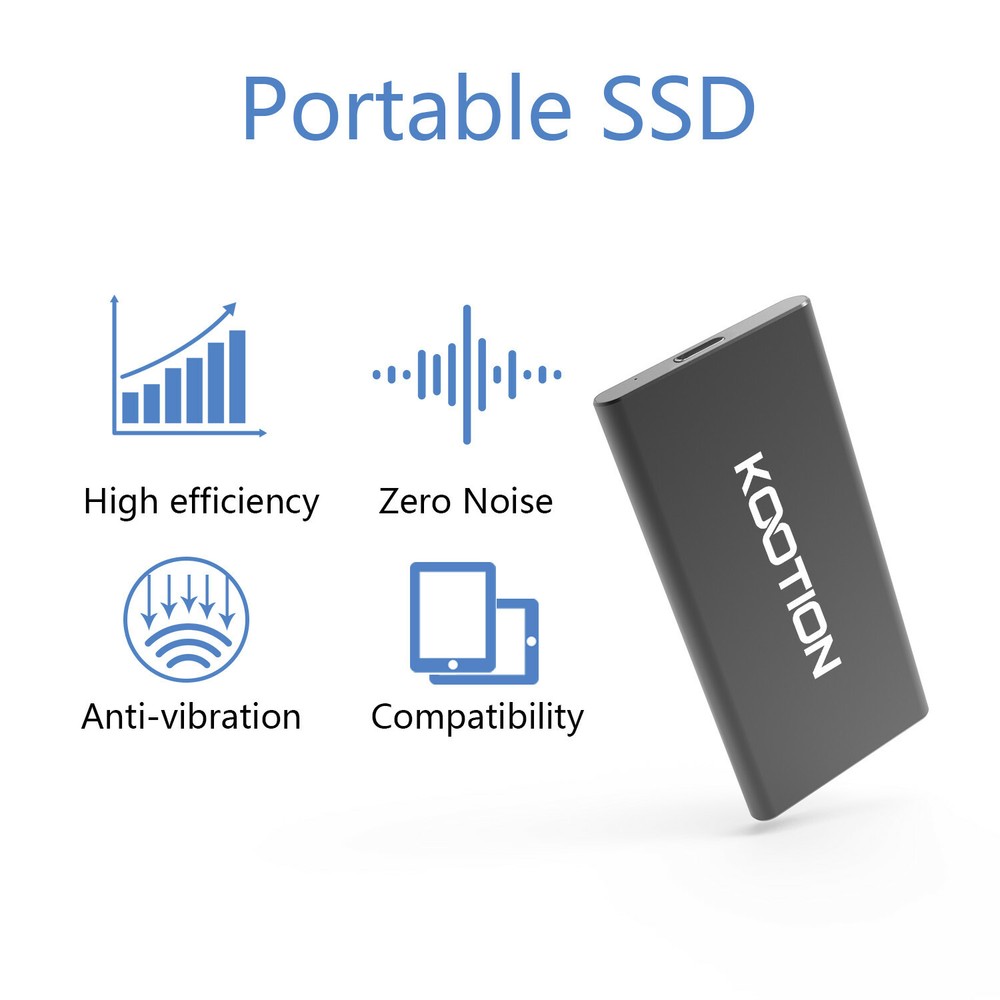 120/250/500G External SSD Hard Drive SSD Type C/Type A Solid State Flash Drive