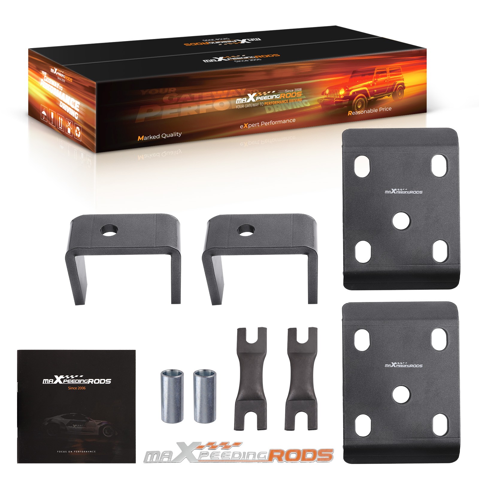 Performance Lowering Kit 3"/5" for Ford Ranger 2WD 1998-2015 with Flip Kit