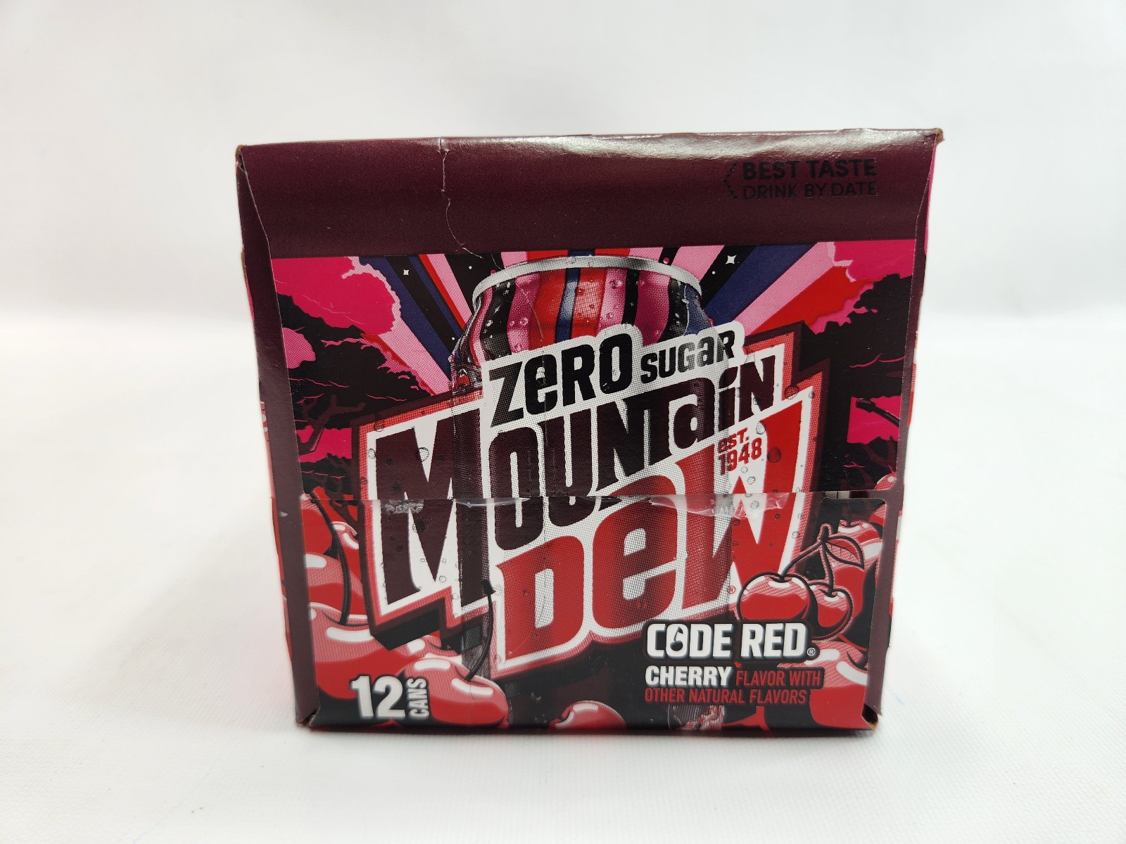 Zero Sugar Code Red Mountain Dew 12 Pack New Logo 12 Cans