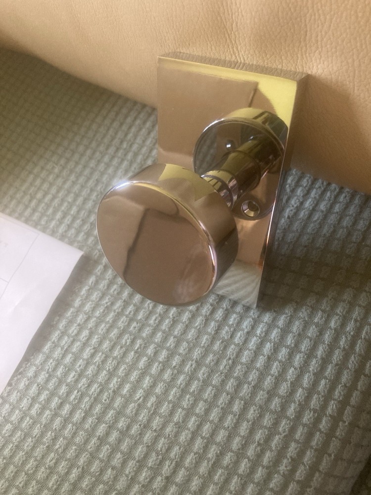 Passage Door Knobs Two Sets Silver
