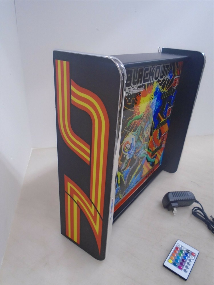 Williams Blackout Pinball Head LED Display light box