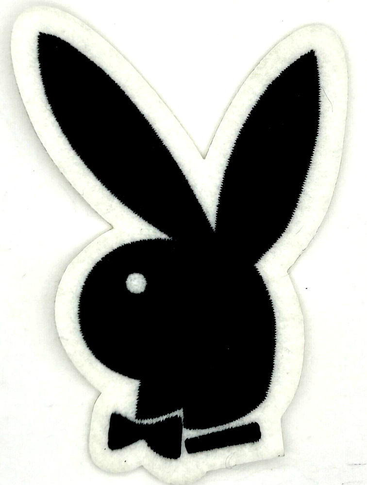Playboy Bunny Embroidered Iron on Patch Applique