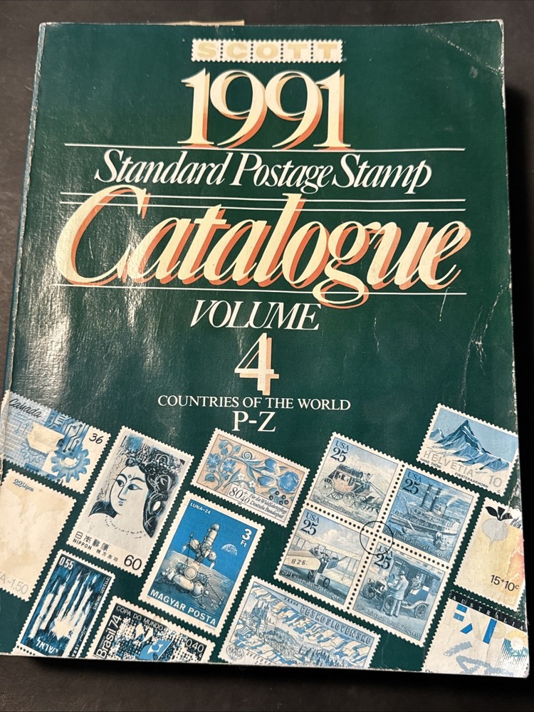 1991 Scott Standard Postage Stamp Catalogue Volume 1 Used