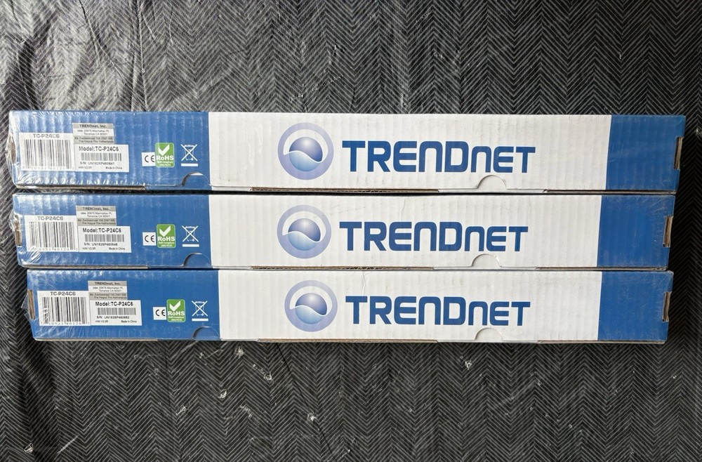 New/Unopened Box Trendnet Patch Panel TC-P24C6