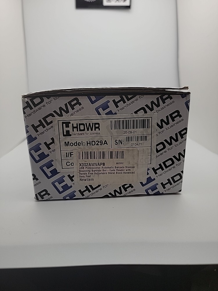 HDWR Wired Barcode Scanner With Base And Stand