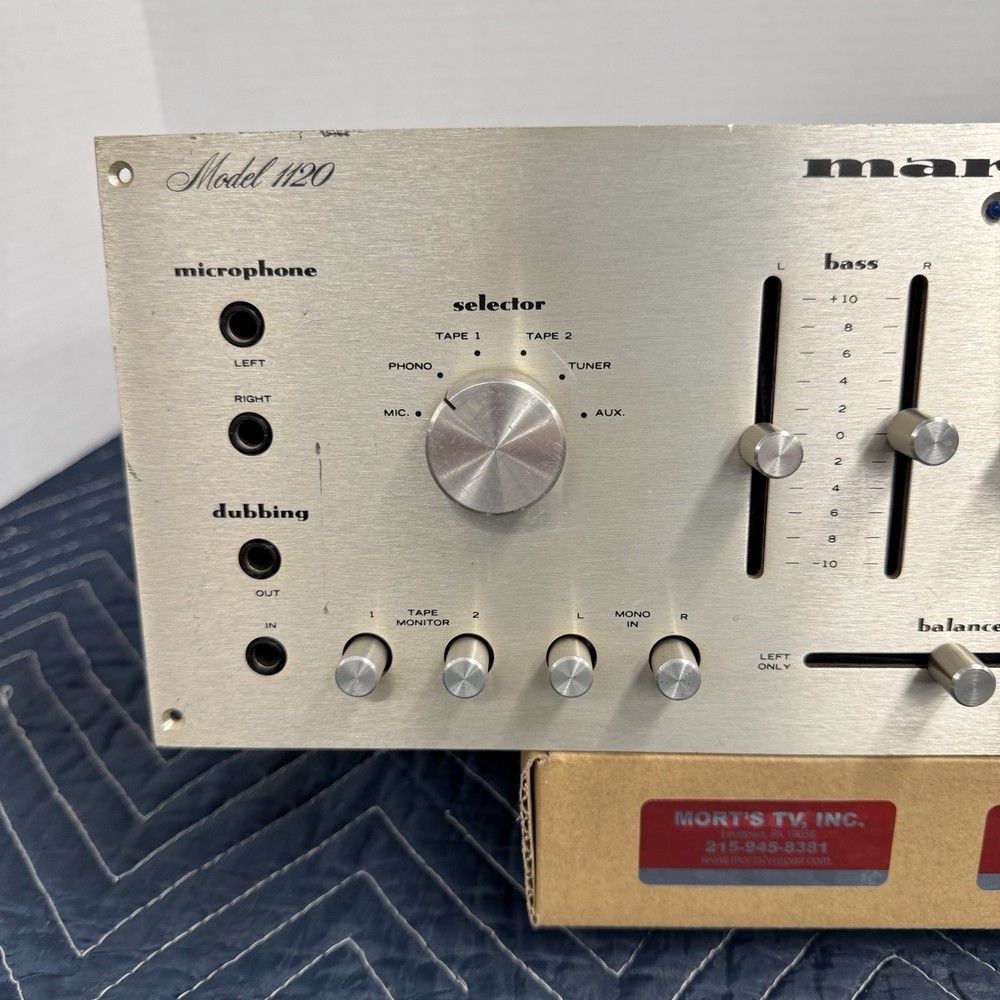 MARANTZ 1120 CONSOLE STEREO AMPLIFIER - SERVICED - CLEANED - TESTED