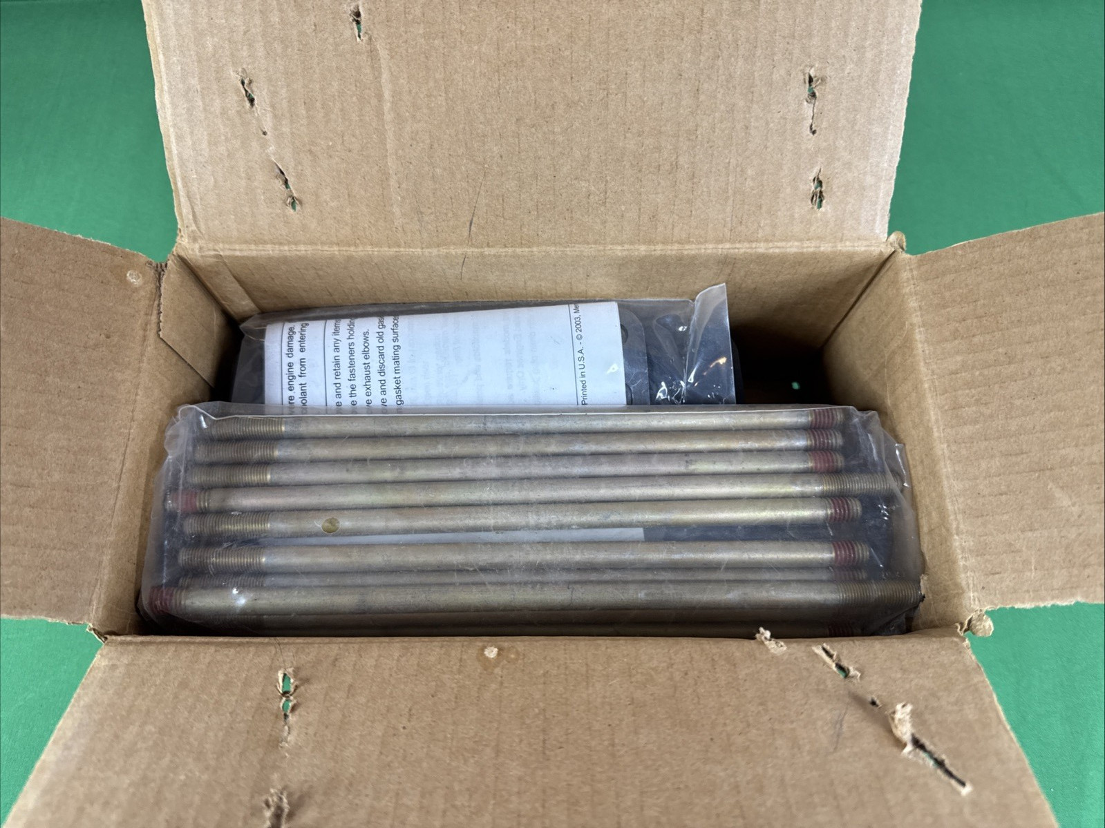 NOS OEM Mercury Marine MerCruiser Quicksilver 3" Exhaust Riser Kit 93320A 5