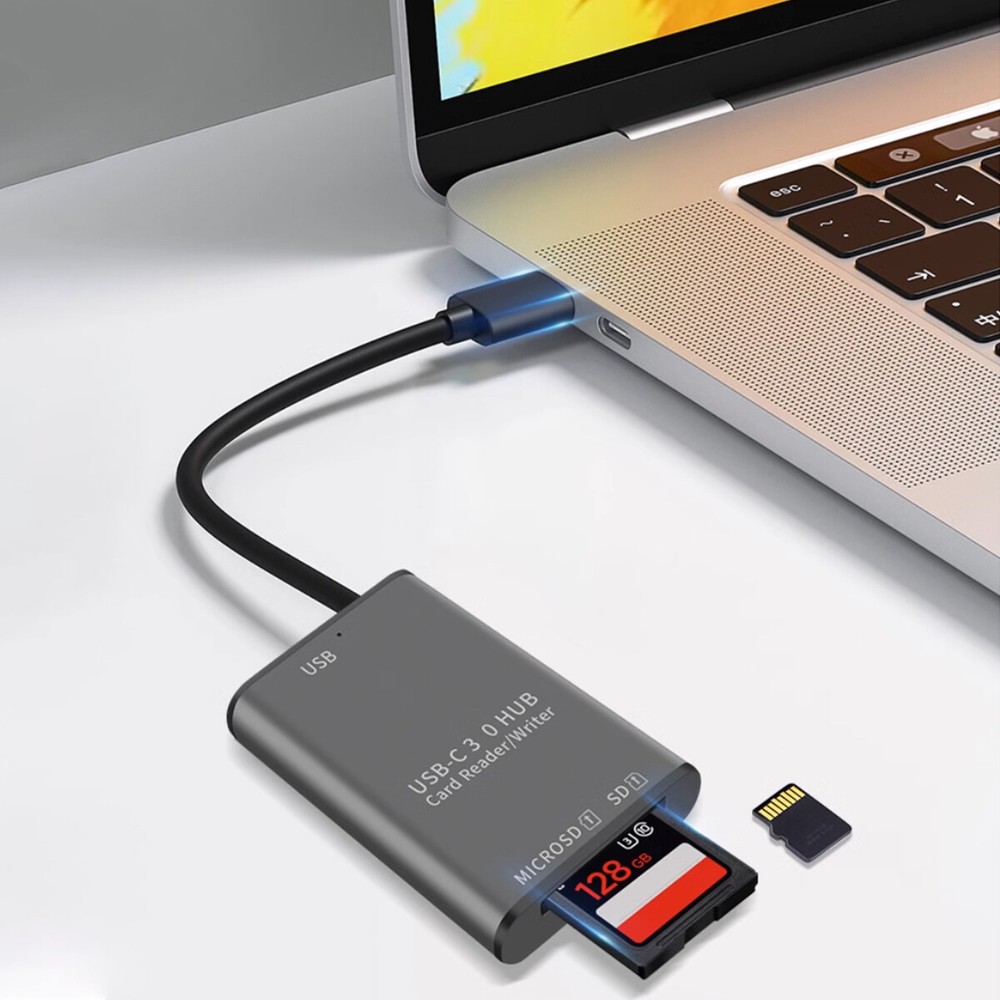 USB C to SD Card Reader Writer OTG Adapter USB 3.0 Micro SD Memory Card Reader