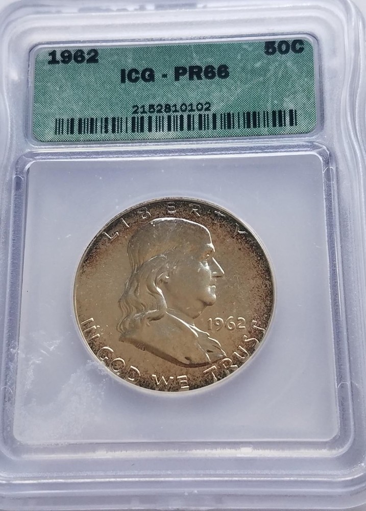 1962 Franklin Half Dollar | ICG PR66 | Silver Half Dollar