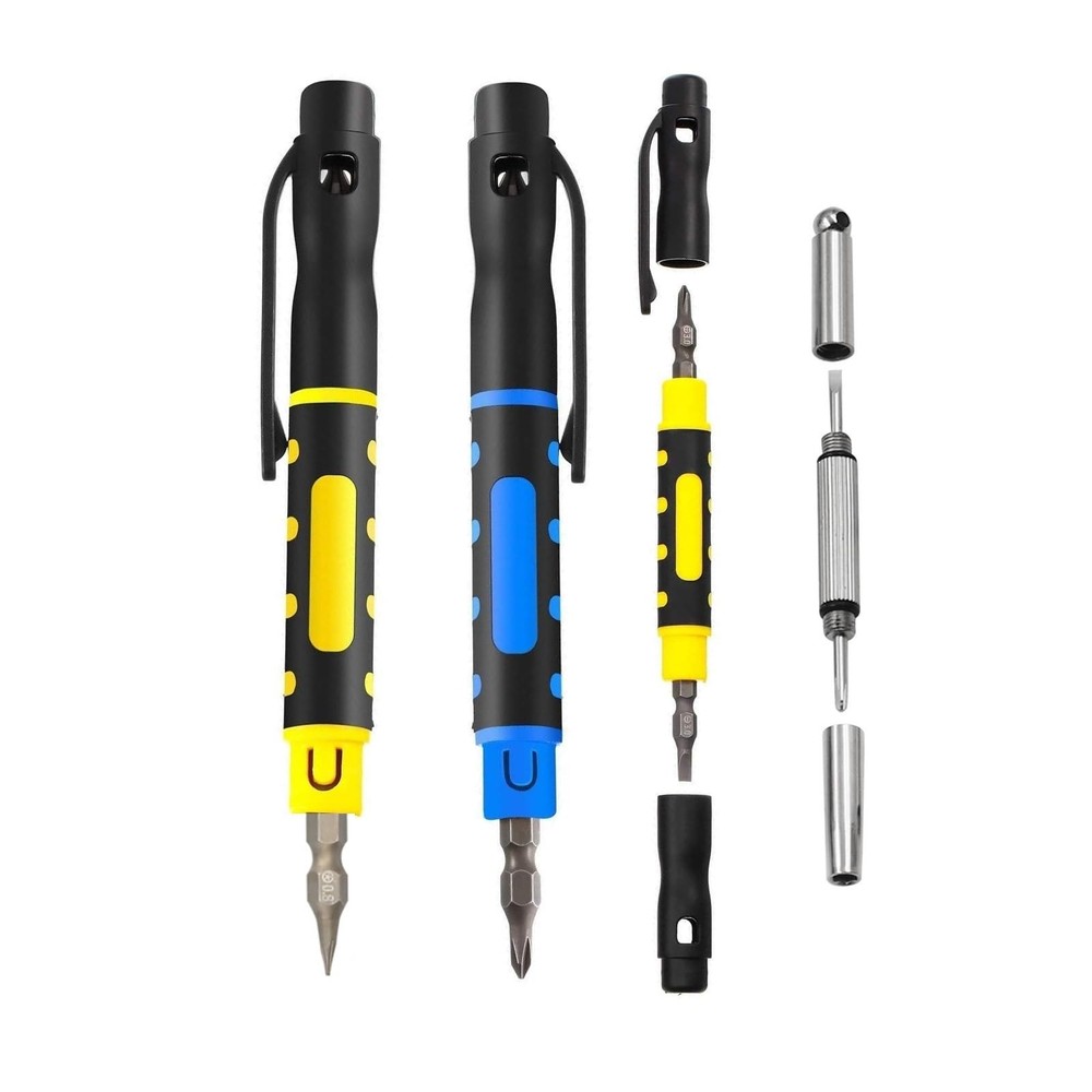 4 Pieces mini screwdriver set Portable Multi-Purpose Screwdriver tiny screwdr...