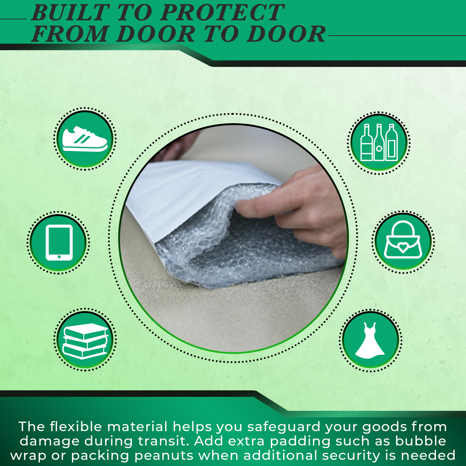 5x7 6x9 7.5x10.5 9x12 10x13 12x15 19x24 Poly Mailers Shipping Bag Envelopes