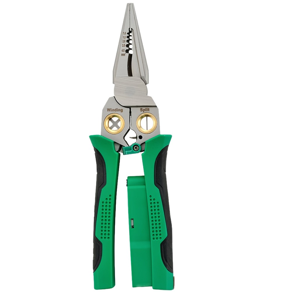 Multi-Function Wire Stripper Tool with AC/DC Voltage Tester for Professional Use