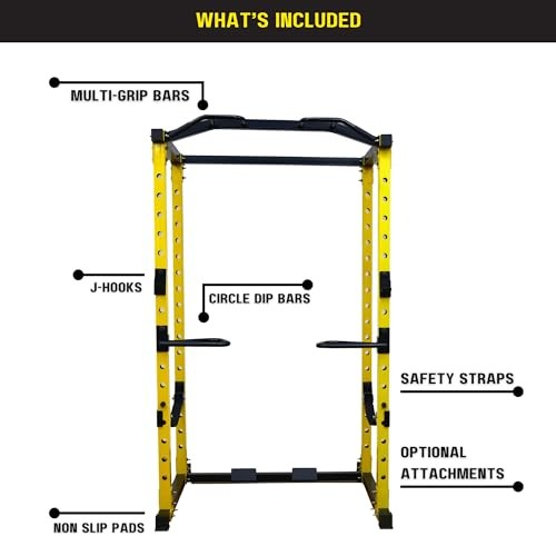 HULKFIT MULTI-FUNCTIONAL ADJUSTABLE PRO SERIES - YELLOW - Scratch & Dent