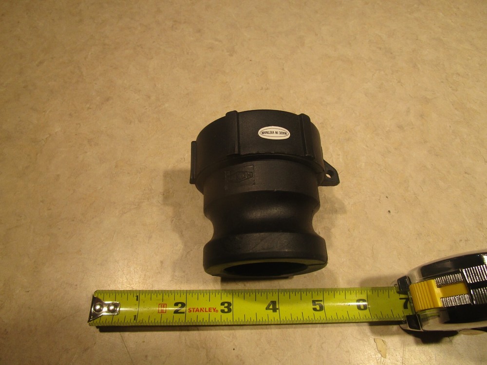 DIXON VALVE & COUPLING QUICK CONNECT ADAPTER POLYPROPYLENE 2" A, S0501
