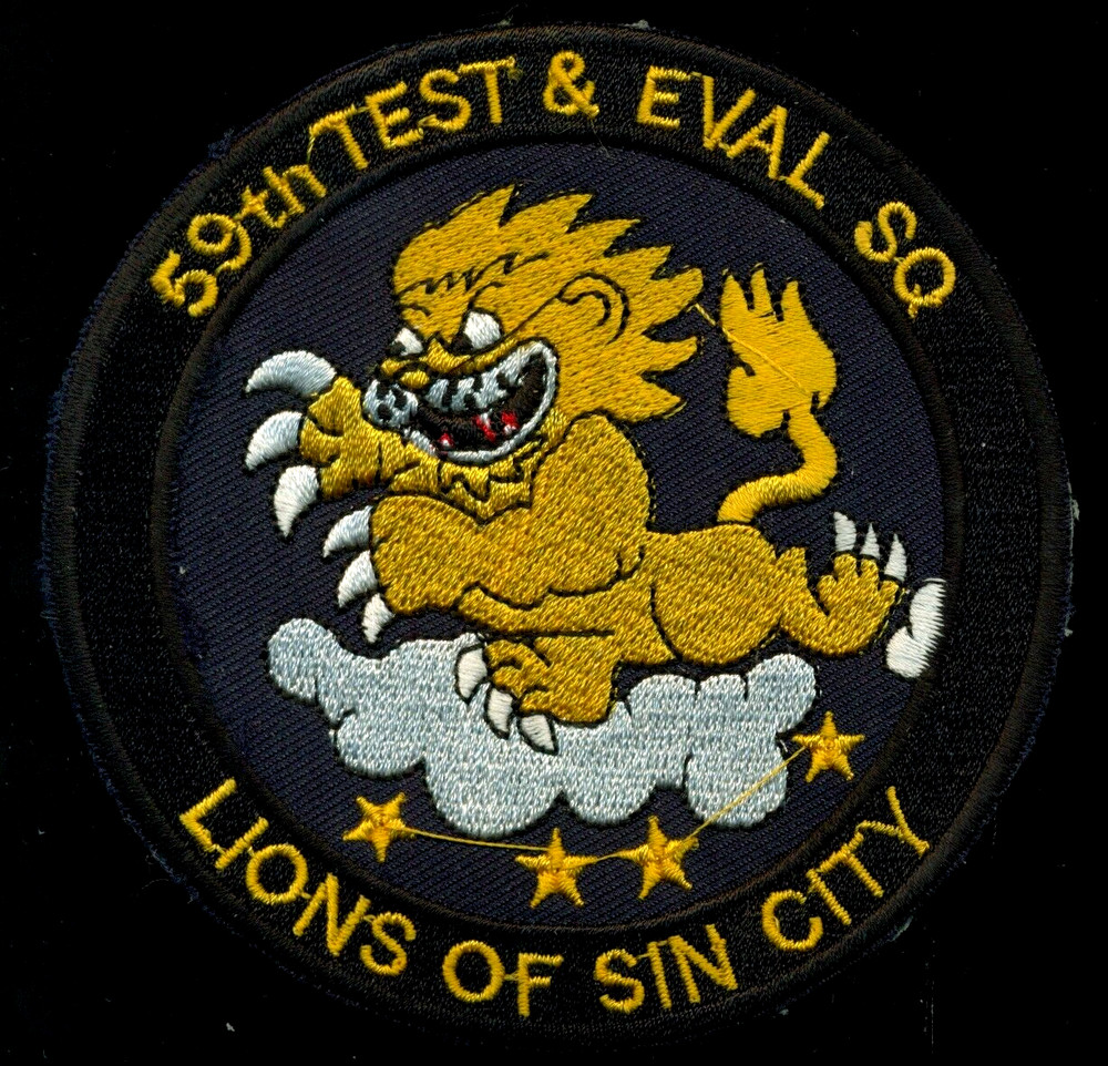 USAF 59th Test & Evaluation Squadron Patch CCC
