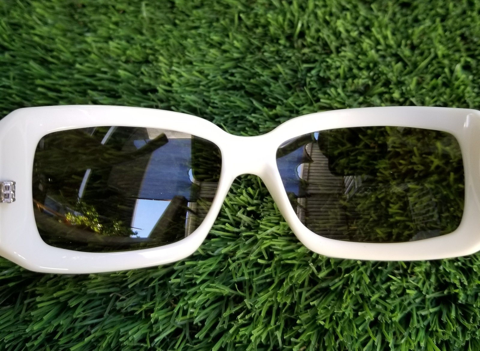 Callaway Ivory Golf Sunglasses Green NEOX Lenses Rhinestones C410WH G RARE