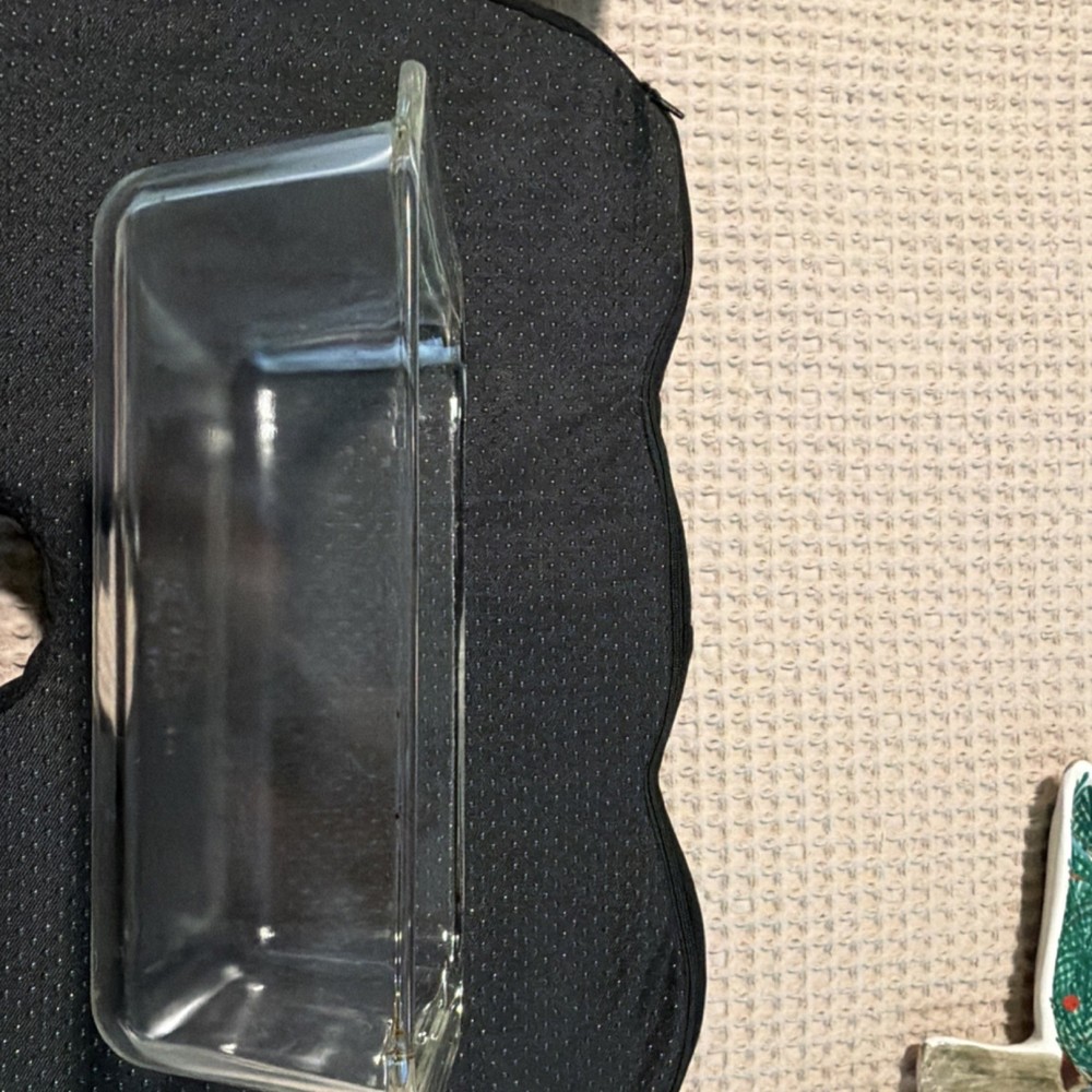 PYREX Clear Glass Rectangle Loaf Pan Oven Safe