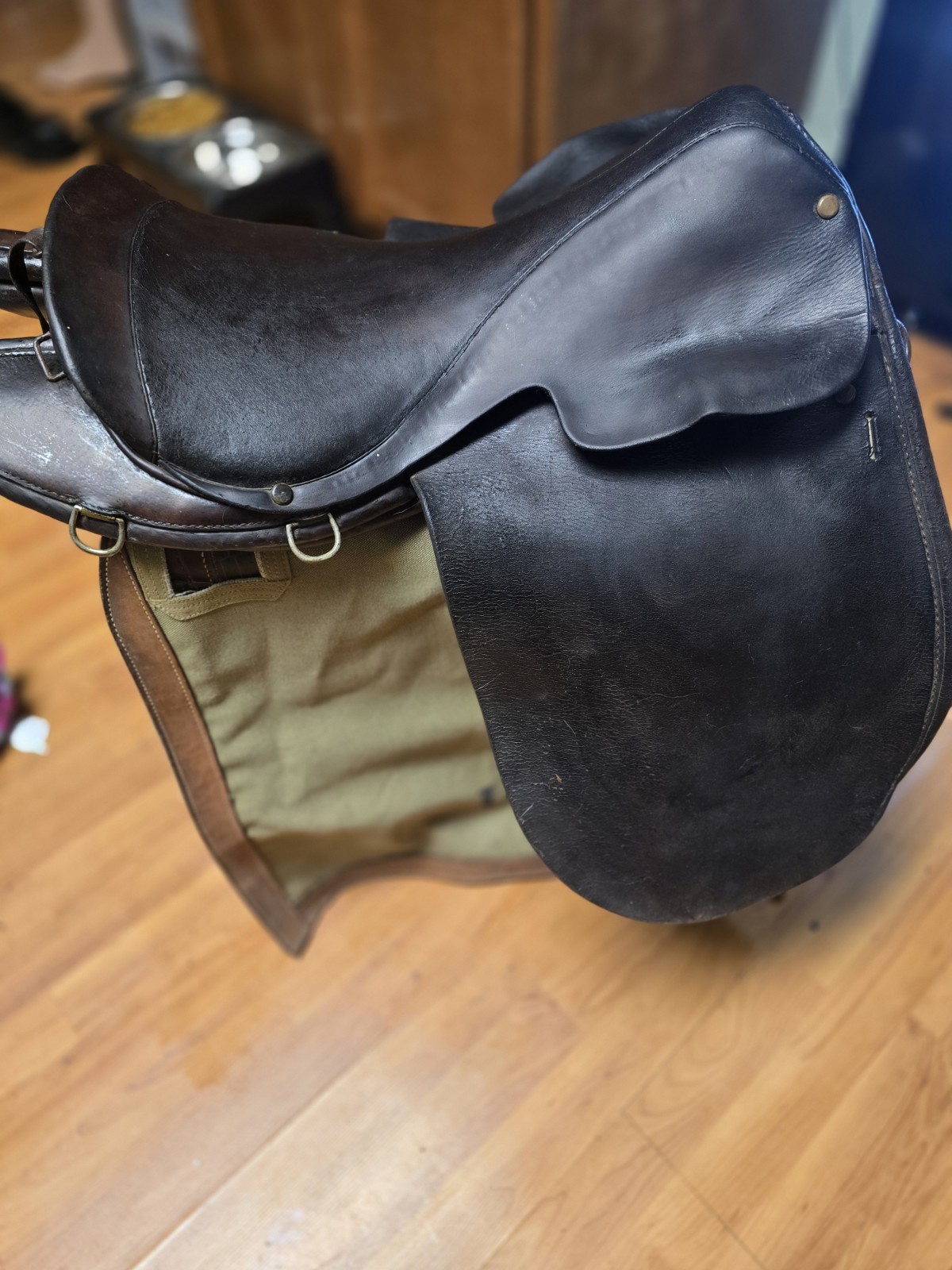 US Cavalry Training Saddle With Straps