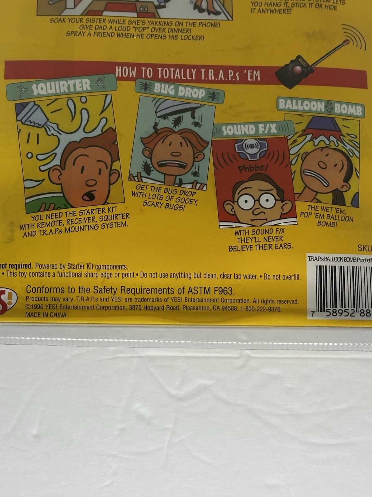 TRAP Techno Remote Activated Pranks - Balloon Bomb w/Balloons NIB