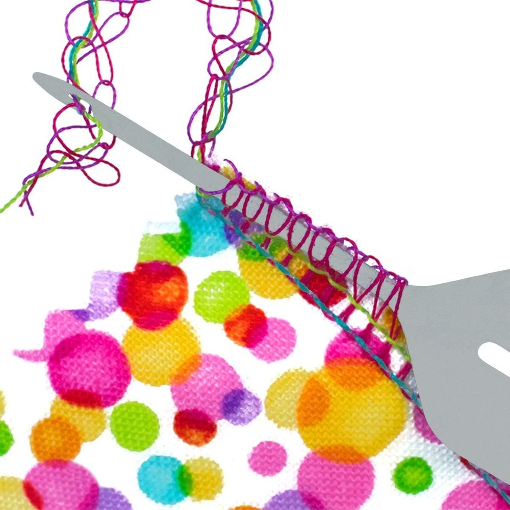 Hookey Serger Seam Hook - Efficient Solution for Loose Thread Silver Gray