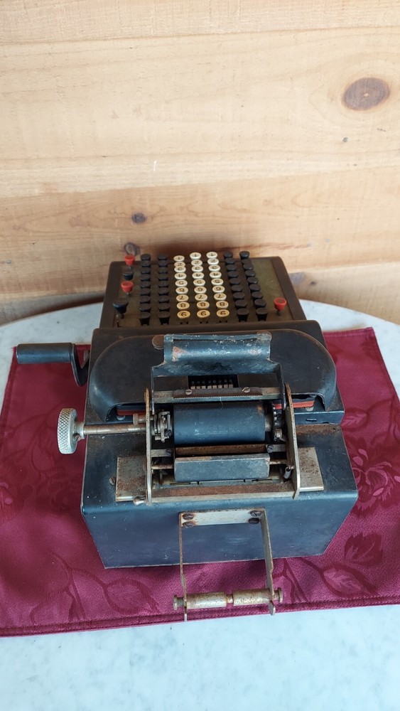 VINTAGE ALLEN CALCULATOR, ADDING MACHINE, UNTESTED MAN CAVE