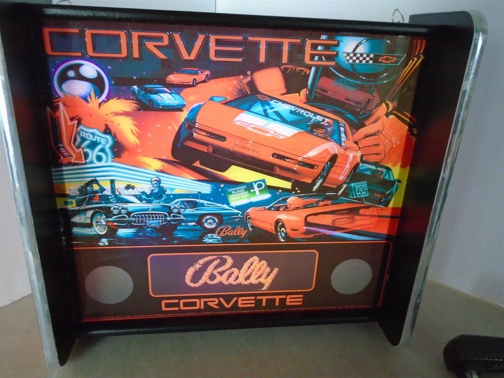 Bally Corvette Pinball Head LED Display light box