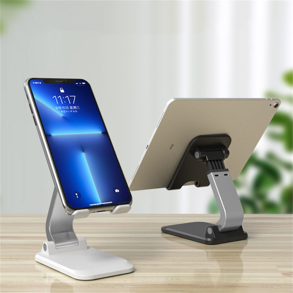 Foldable Cell Phone Tablet Desk Stand Holder Mount Cradle Adjustable