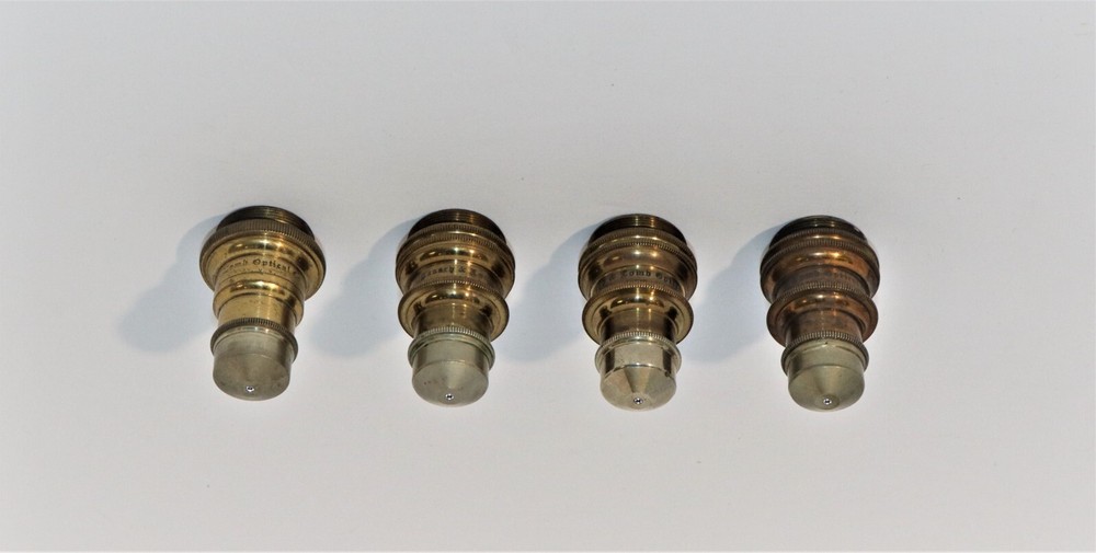 Antique Bausch & Lomb Microscope Brass 97X oil immersion Objective