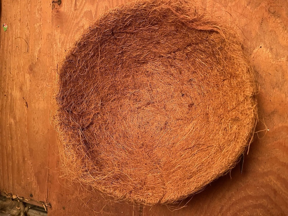 3~Basket Shaped Coco Liner Fiber Replacement 10"