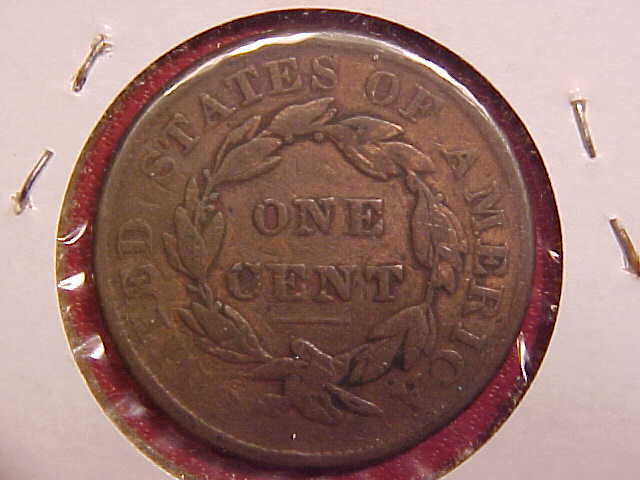 1837 CORONET HEAD LARGE CENT - VG+ - SEE PICS! - (N4917)