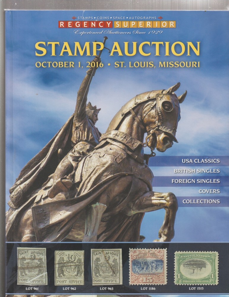 REGENCY SUPERIOR 2015 & 2016 SPACE-AUTOGRAPHS & STAMPS, 2 Catalogs, 4 Auctions.