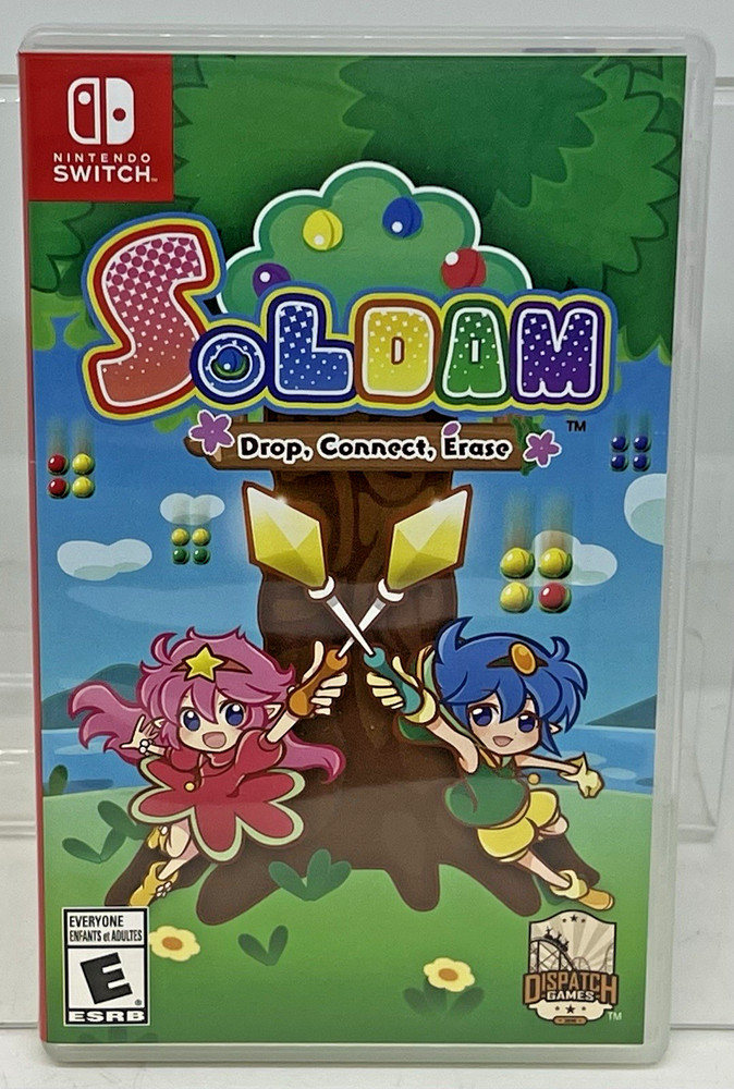 Soldam - Drop, Connect, Erase - Nintendo Switch - CASE ONLY | NO GAME CARTRIDGE