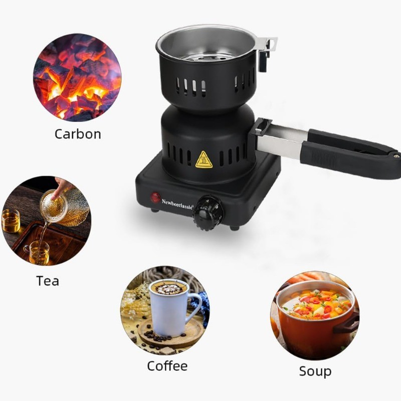 Electric Charcoal Starter Multipurpose Fast Heating for Hookah BBQ Kitchen
