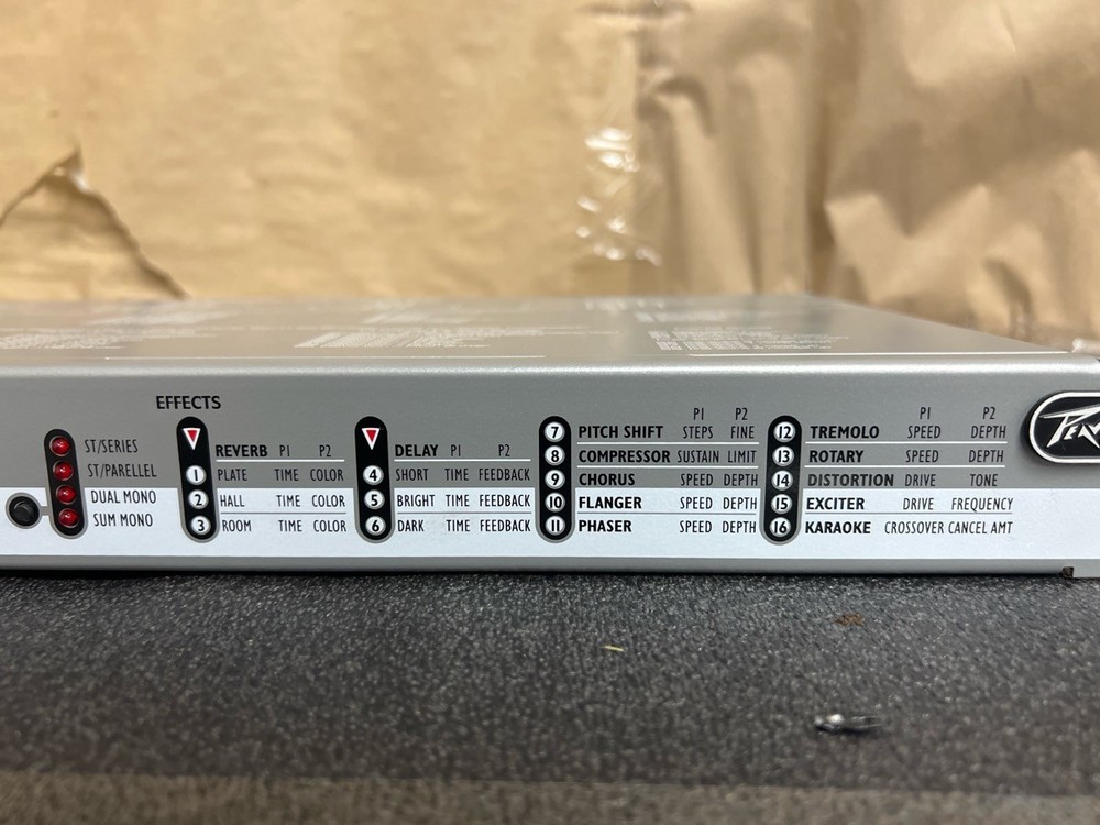 *VERY CLEAN*PEAVEY DDF2 MULTI EFFECTS PROCESSOR (R7A008667)