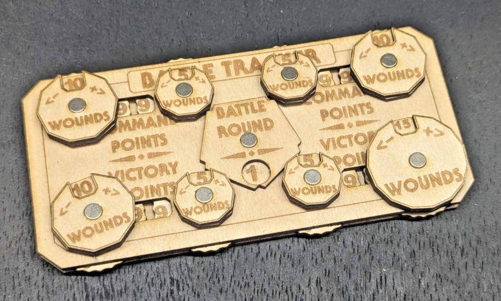 Battle Tracker & Wound Counters– Warhammer 40k, Kill Team Tabletop Wargames
