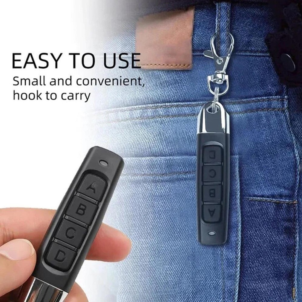 2x 4-in1 Wireless Remote Control Duplicator 433MHz Remote Control Key Clone Copy